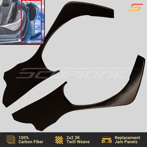 Scopione Carbon Fender Door Jamb Panels McLaren 720S 765LT