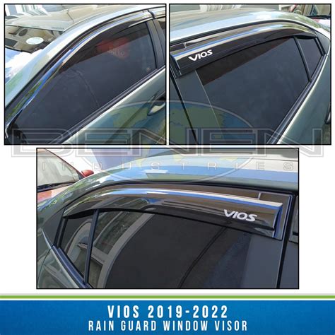 Rain Guard Window Visor VIOS 2019 2025 Gen 4 OEM Type Shopee