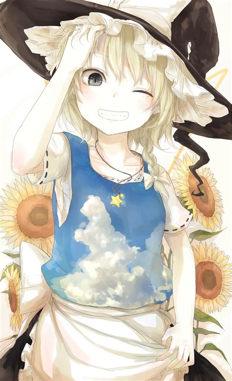 Safebooru 1girl Adapted Costume Apron Blonde Hair Blue Sky Braid