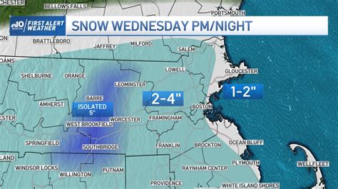 Snow Forecast Tomorrow In Massachusetts How Much Snow Will We Get