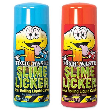 Toxic Waste Slime Licker Sour Rolling Liquid Candy Dispensers 12 Piece