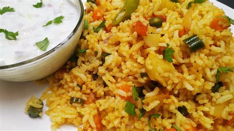 Lunch Box Recipe Veg Masala Rice Recipe From Leftover Rice Easy