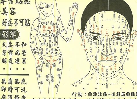 Mole Map Find Out What That Mole On Your Face Or Body Means Chinese