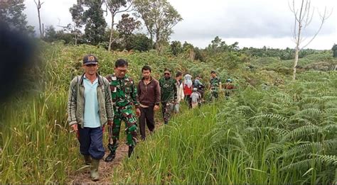 Danramil Sumbul Survei Lokasi Untuk Sasaran Karya Bakti Tni Mitanews