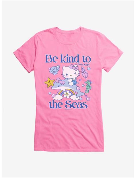 Hello Kitty Be Kind To The Seas Girls T Shirt Shirts Hello Kitty