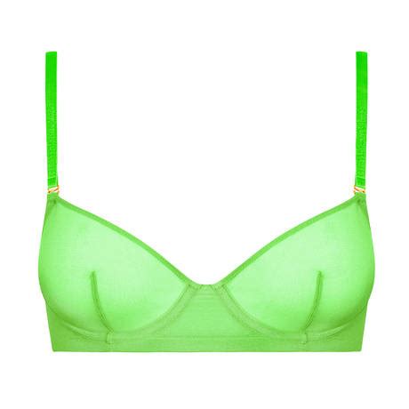 Maison Close ensemble lingerie 5 pièces Corps à Corps Néon Vert Fluo