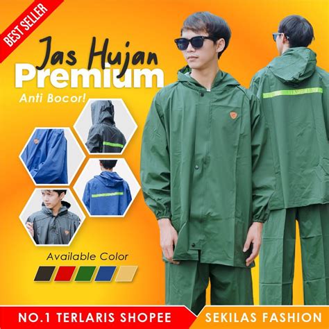 Jual Jas Hujan Pria Wanita Mantel Hujan Jas Ujan Dewasa Raincoat Pria