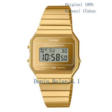 Jual Original 100 CASIO A700WEVG 9ADF Jam Tangan Unisex Digital