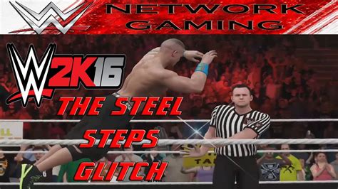 WWE 2K16 Glitches Funny Stuff The Stair Glitch Ft John Cena Brock