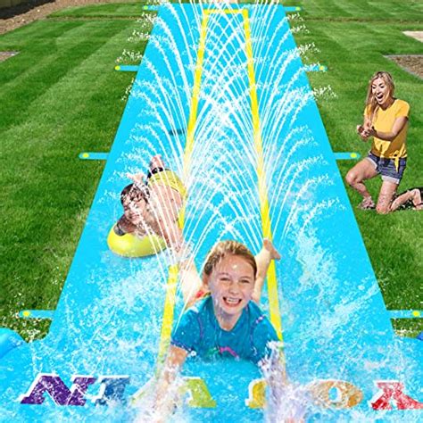 Evoio Triple Water Slip And Water Slide 32 8ft Extra Long Inflatable