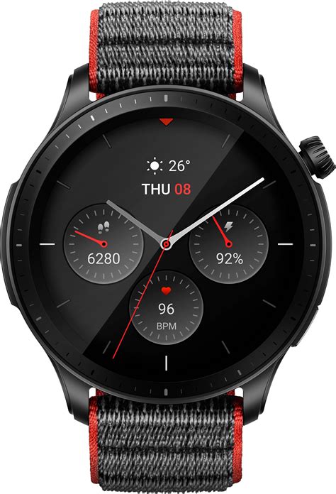 Best Buy Amazfit Gtr Smartwatch Mm Aluminum Alloy Gray W Ov N