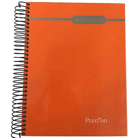 Cuaderno Espiral Praxton Maximun Praxton Sin Licencia