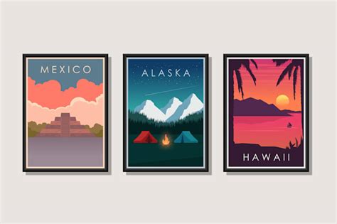 Design an amazing minimalist travel poster by Yuli_masruchan | Fiverr