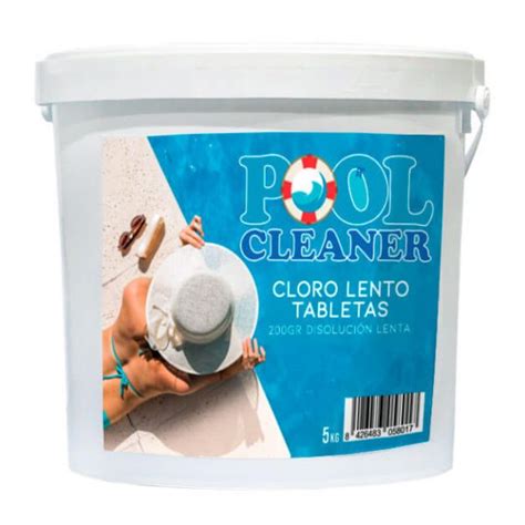 Cloro Lento Tabletas Gr Pool Cleaner Cuido Mi Negocio