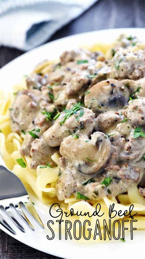 Easy Ground Beef Stroganoff Artofit