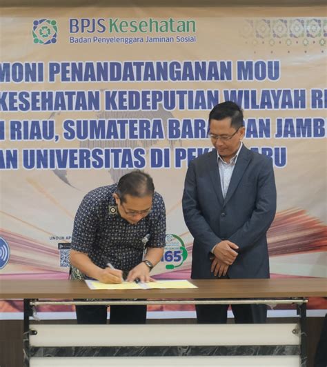 Uin Suska Riau Dan Bpjs Kesehatan Jalin Kerjasama Universitas Islam