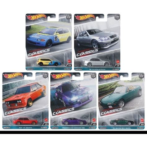 Set Of With Case Hot Wheels Car Culture Modern Classics Shopee Philippines