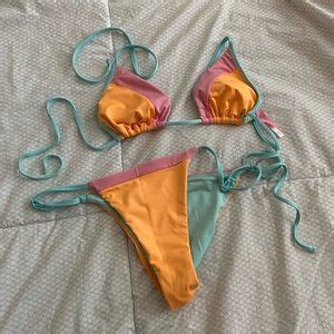 Victorias Secret Adjustable String Bikini Xs Small Gem