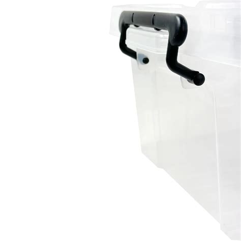 Besto 13 Ltr Underbed Plastic Storage Box With Lid Semi Clear Super