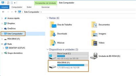 Como Saber O Espa O Dispon Vel Em Um Pendrive Ou Hd Externo