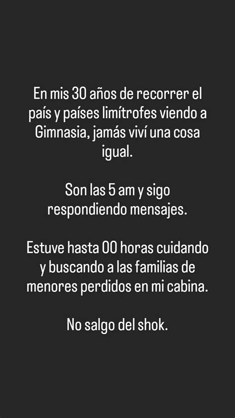 El Dram Tico Relato De La Voz Del Estadio De Gimnasia Tras Ayudar A