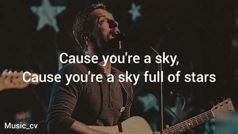 Coldplay A Sky Full Of Stars Letra Youtube