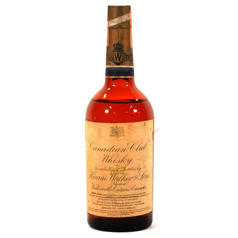 Canadian Club A Rare Bottle Of Blended Whisky From The