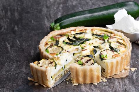 Quiche Courgette Chèvre La Recette