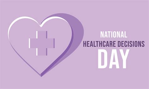 National Healthcare Decisions Day Template For Background Banner