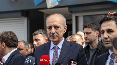 Tbmm Ba Kan Numan Kurtulmu Tan Mhp Ye Yeni Anayasa Ziyareti D Nya