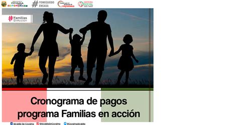 Cronograma De Incentivos Familias En Accion