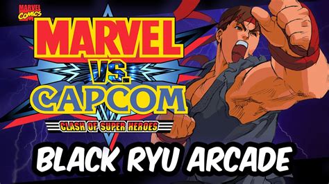 Marvel Vs Capcom BLACK RYU Arcade PlayStation YouTube