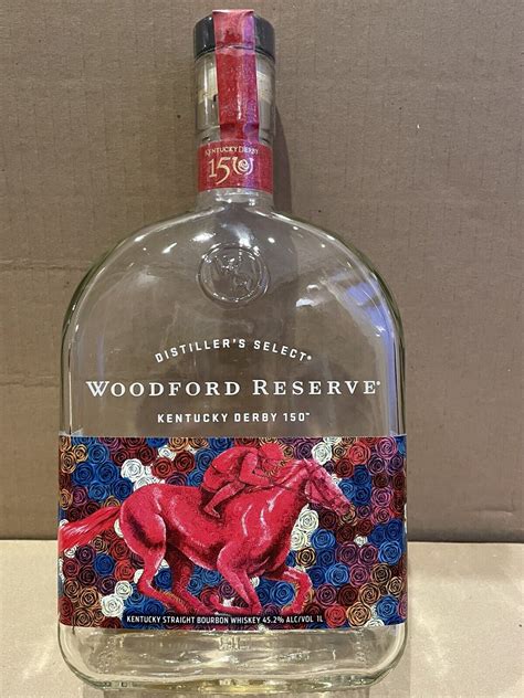 Woodford Reserve Kentucky Derby Running Empty Bourbon Whiskey