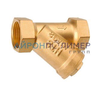 Фильтр сетчатый Y-образный латунь Standart Hidraulica Ду 32 Ру16 ВР ADL ...