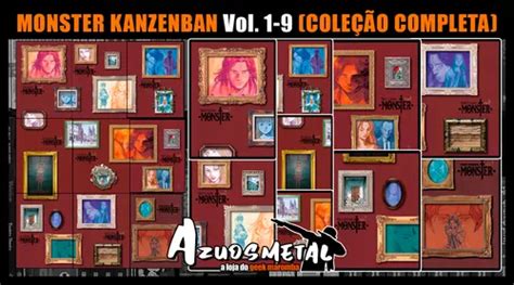 Kit Monster Kanzenban Vol 1 9 coleção Completa mangá Panini