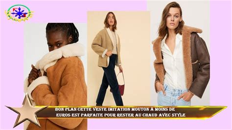 BON PLAN Cette veste imitation mouton à moins de euros est parfaite