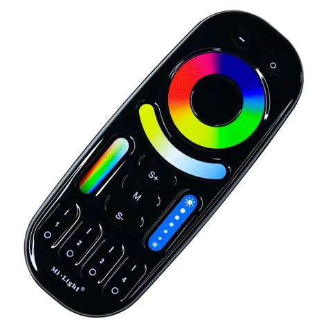 Купить 4-х зонный пульт управления Dual White/RGB/RGBW/CCT, черный В ...