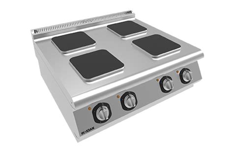 Плита с квадратными конфорками 4 шт электрическая Inoksan (id 103560994)