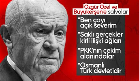 Son Dakika MHP Genel Başkanı Devlet Bahçeli den Özgür Özel ve Yılmaz