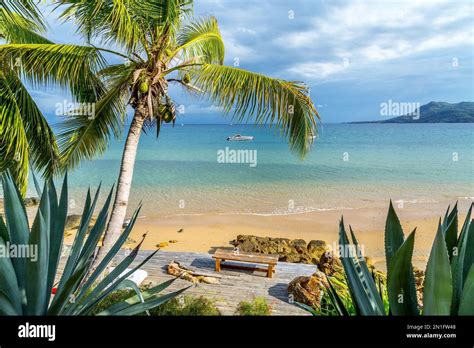 Beach At Nosy Komba Island North West Madagascar Indian Ocean Africa