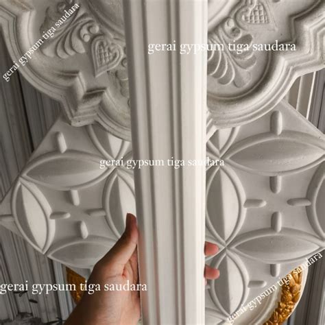 Jual Lis Wall Moulding Gypsum Cm Kotak Lis Bingkai Pintu Dan Jendela