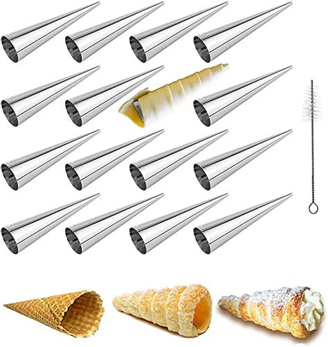 Amazon FantasyDay Non Stick Cream Horn Molds Stainless Steel 5