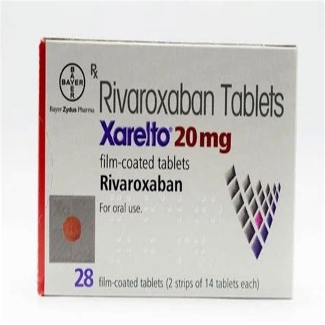 Xarelto Mg Rivaroxaban Tablets At Rs Piece In Goraya