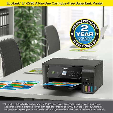 Epson EcoTank ET 2720 Wireless Color All In One Supertank Printer With