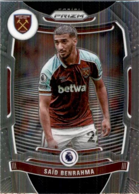 Panini Prizm Premier League Anglaise Said Benrahma West Ham United