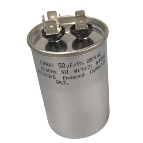 CBB65 Run Capacitor 50uF 50MFD 50 UF MFD 250VAC 250V AC SH B P2 S2