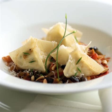 Homemade Three Cheese Ravioli Zucca