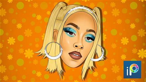 Making A Cartoon Of Doja Cat Say So Inspired Ibis Paint X Speed