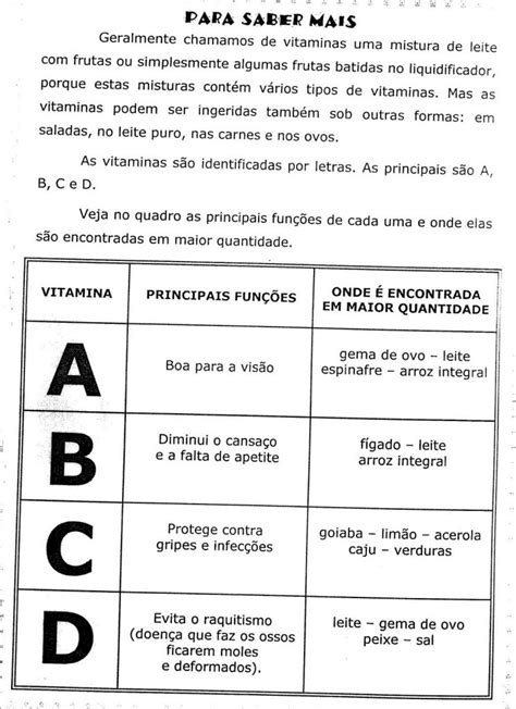 Atividades De Ciências 5º Ano SÓ Escola