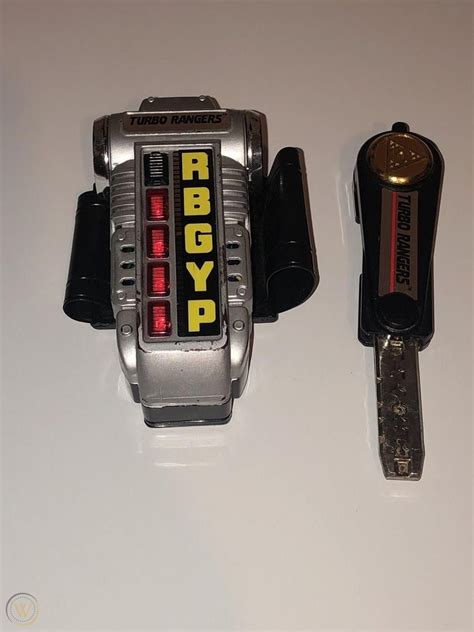 Complete Power Rangers TURBO MORPHER WITH KEY AND WRISTBAND - Tested ...